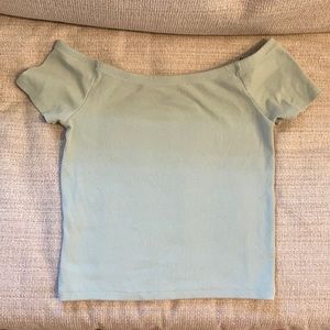 Forever 21 Mint off the shoulder top!